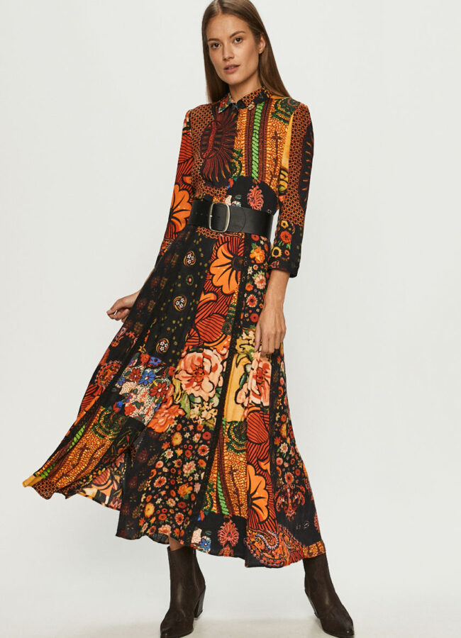 Desigual - Sukienka Designed by M. Christian Lacroix multikolor 20WWVW91