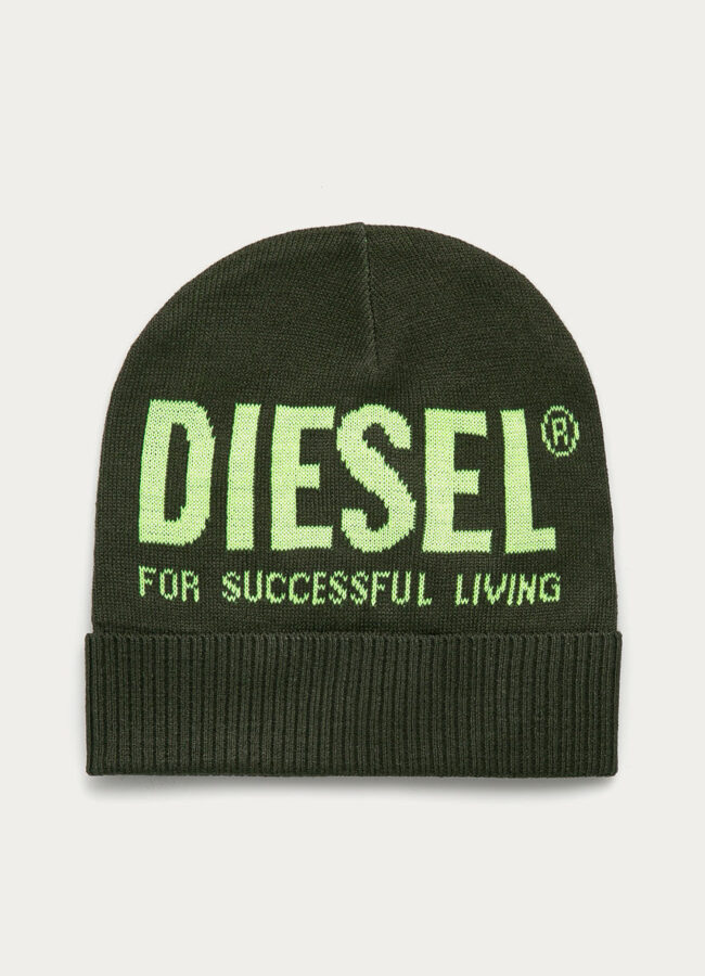 Diesel - Czapka brązowa zieleń A01473.0NAYP