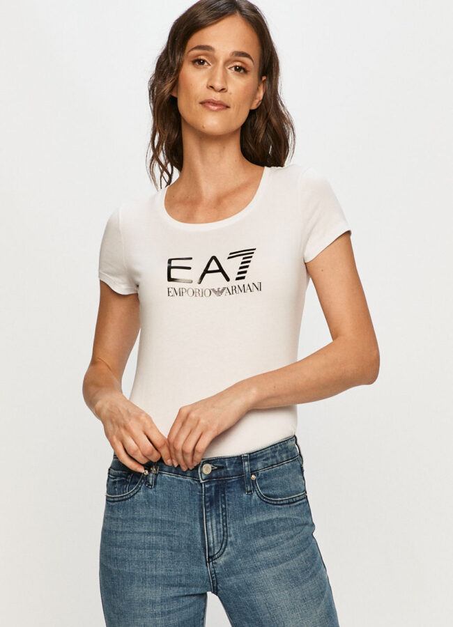 EA7 Emporio Armani - T-shirt biały 8NTT63.TJ12Z
