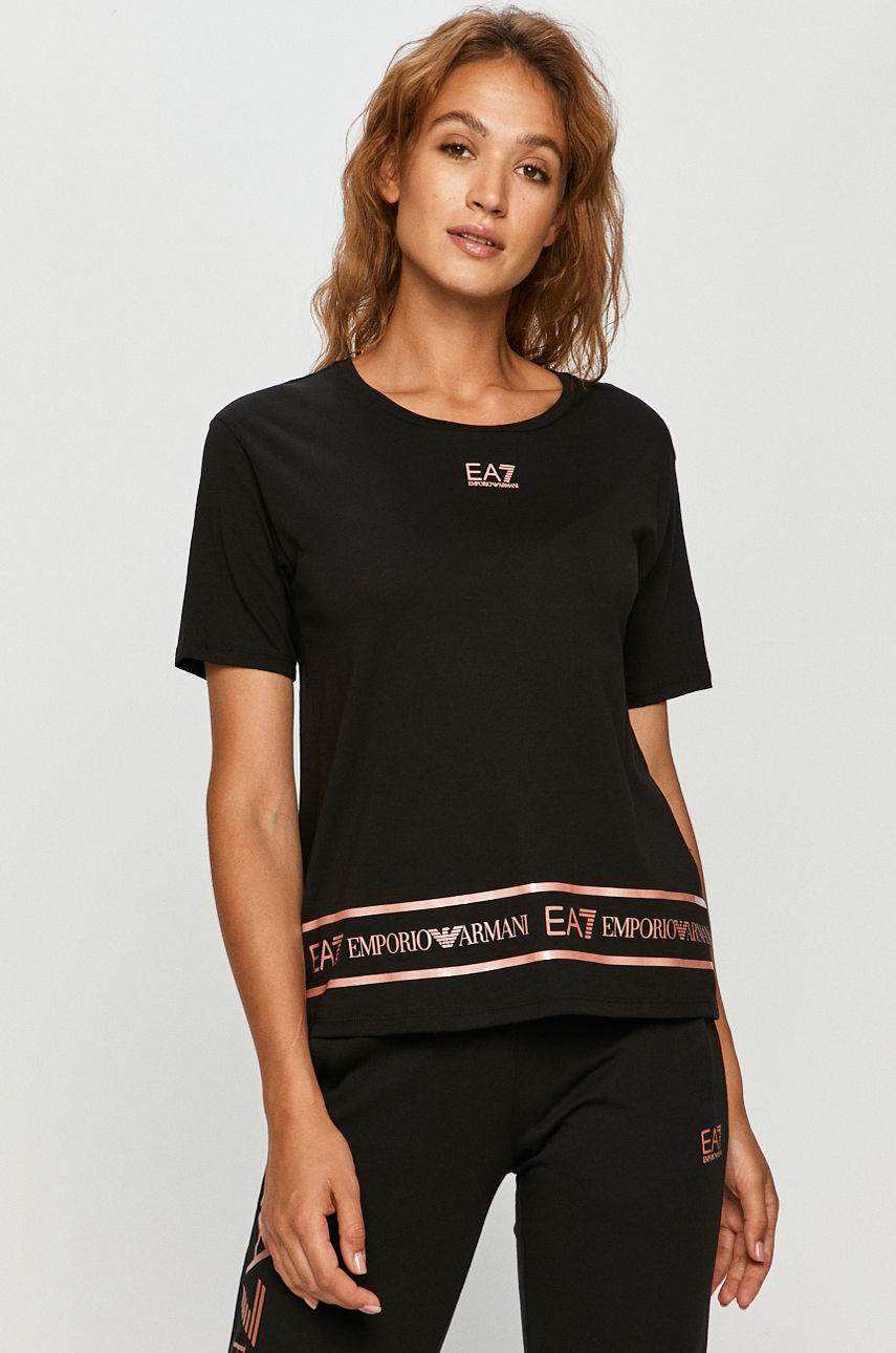 EA7 Emporio Armani - T-shirt czarny 6HTT32.TJ52Z