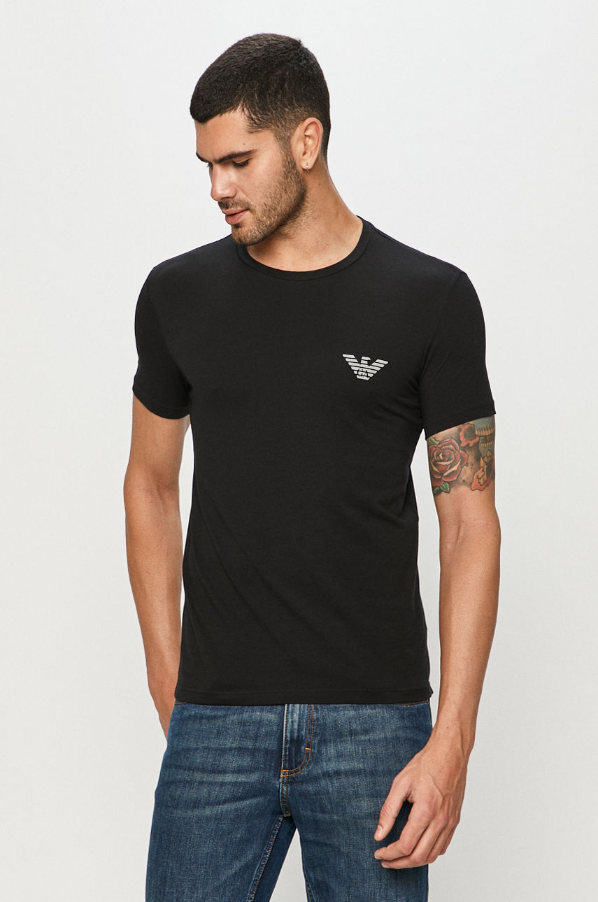 Emporio Armani - T-shirt czarny 110853.0A524