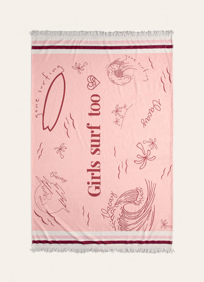 Femi Stories - Ręcznik Park różowy PARK