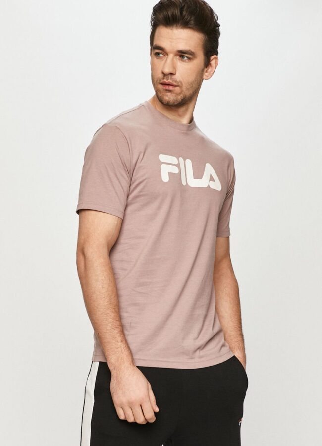 Fila - T-shirt fiołkowo różowy 681093