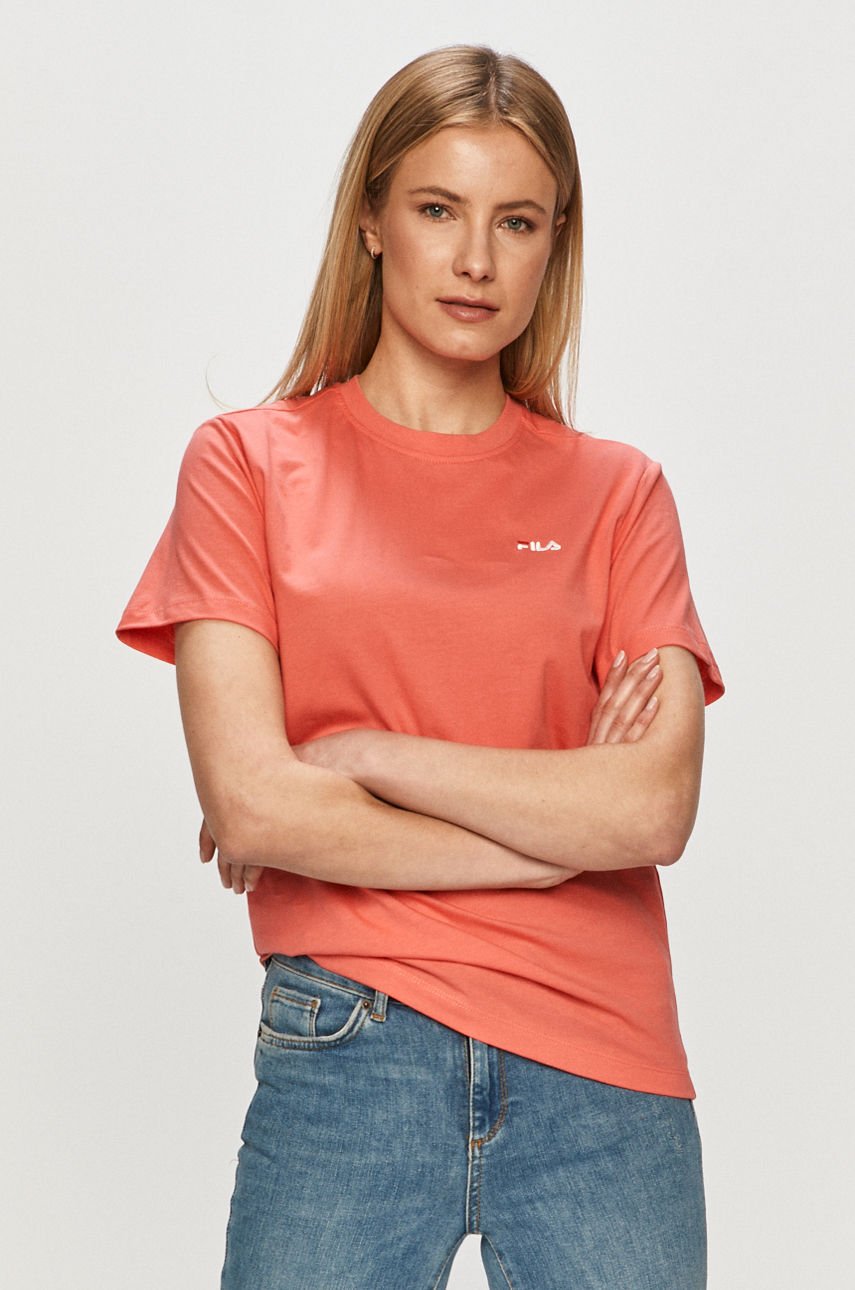 Fila - T-shirt ostry różowy 687469