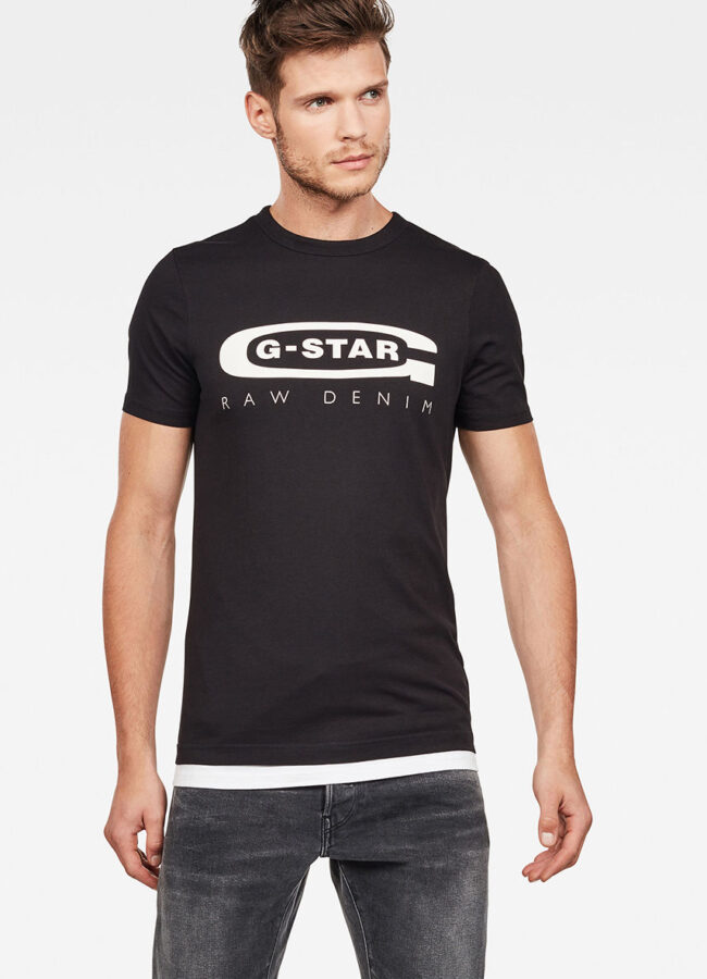 G-Star Raw - T-shirt czarny D15104.336.6484