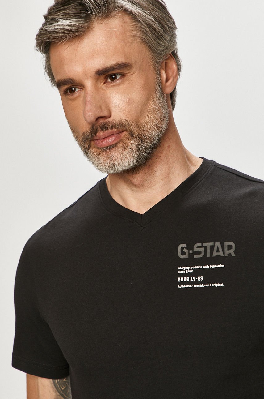 G-Star Raw - T-shirt czarny D19218.336