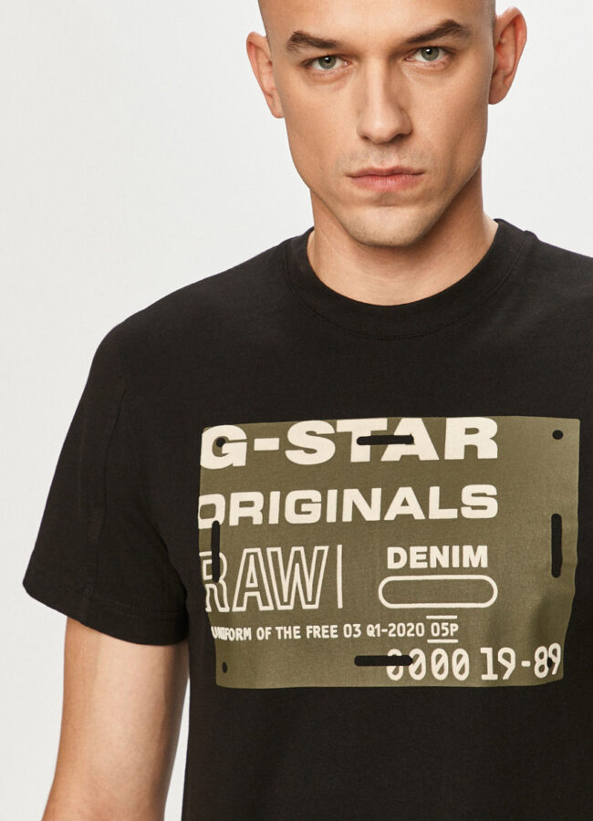 G-Star Raw - T-shirt czarny D19224.C336