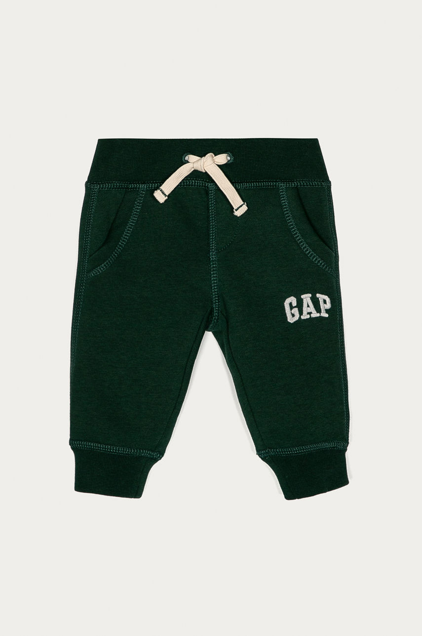 GAP - Spodnie niemowlęce 50-86 cm ciemny zielony 615712