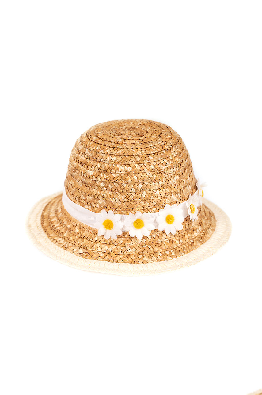 Giamo - Torebka + kapelusz dziecięcy kremowy SAG9