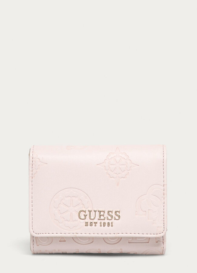 Guess Jeans - Portfel pastelowy różowy SWSG77.47430