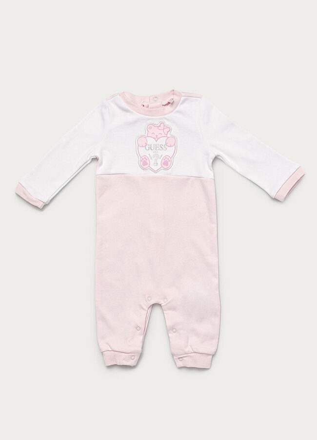 Guess - Pajacyk niemowlęcy 55-76 cm różowy H1RW02.KA6W0