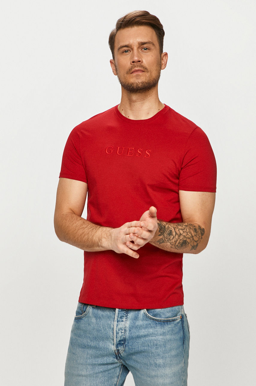Guess - T-shirt czerwony M82P64.R7HD0