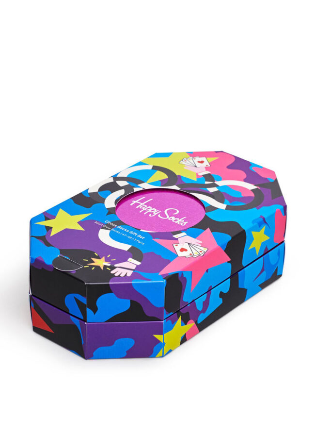 Happy Socks - Skarpety Circus Socks Gift Set (3-PACK) multikolor XCIR08.0200.M