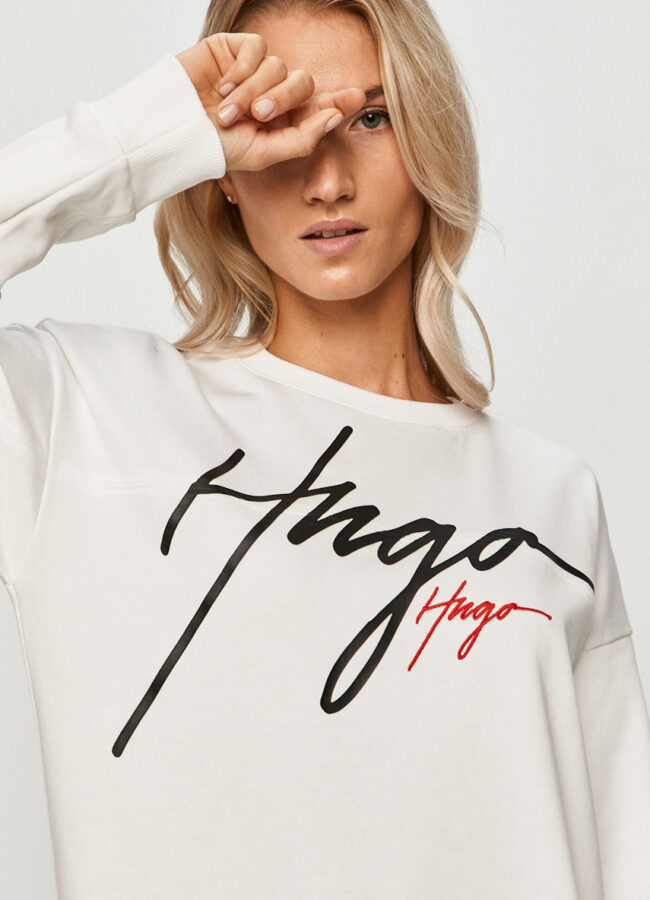 Hugo - Bluza biały 50430019