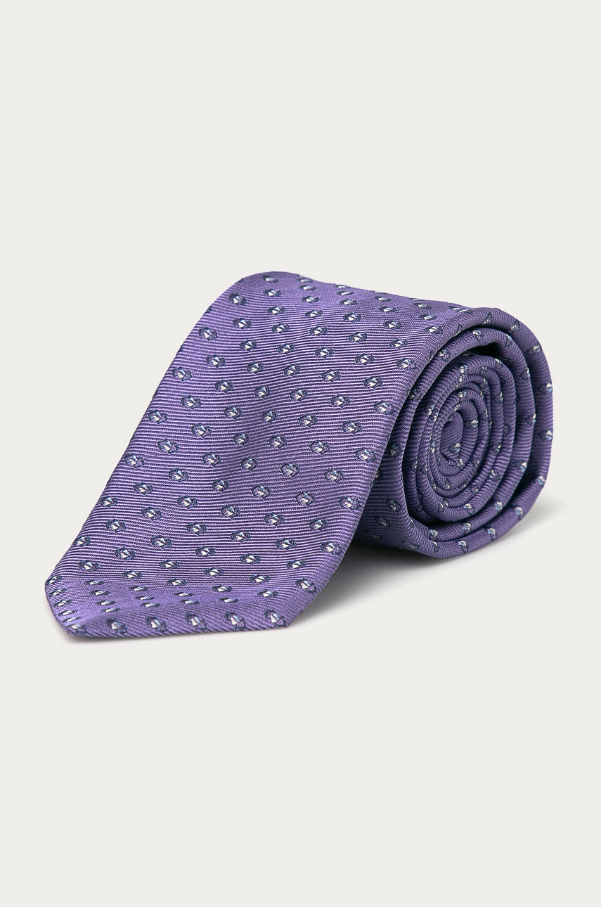 Hugo - Krawat fioletowy 50451998