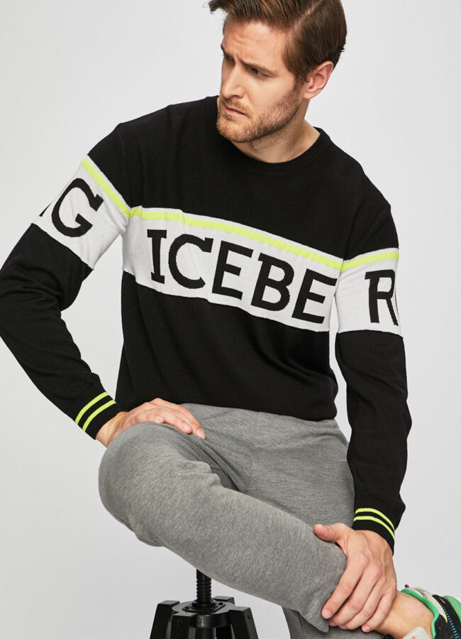 Iceberg - Sweter czarny A013.7010