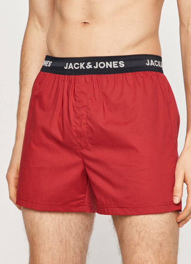 Jack & Jones - Bokserki (2-pack) ostry czerwony 12183099