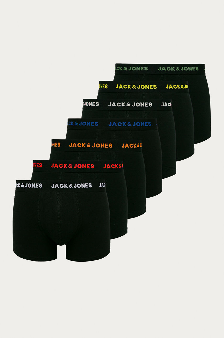 Jack & Jones - Bokserki (7-pack) czarny 12165587