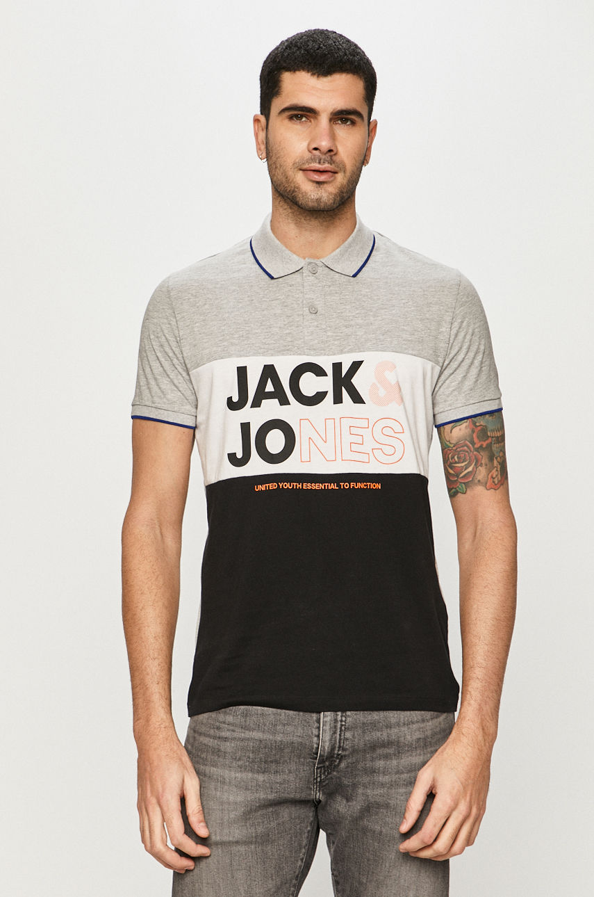 Jack & Jones - Polo jasny szary 12182653