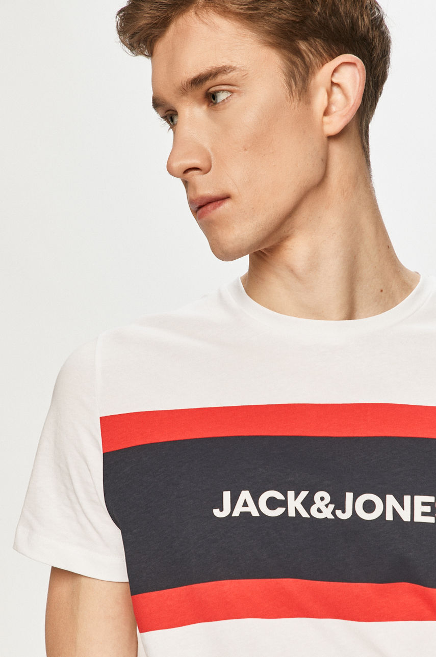 Jack & Jones - T-shirt biały 12183443