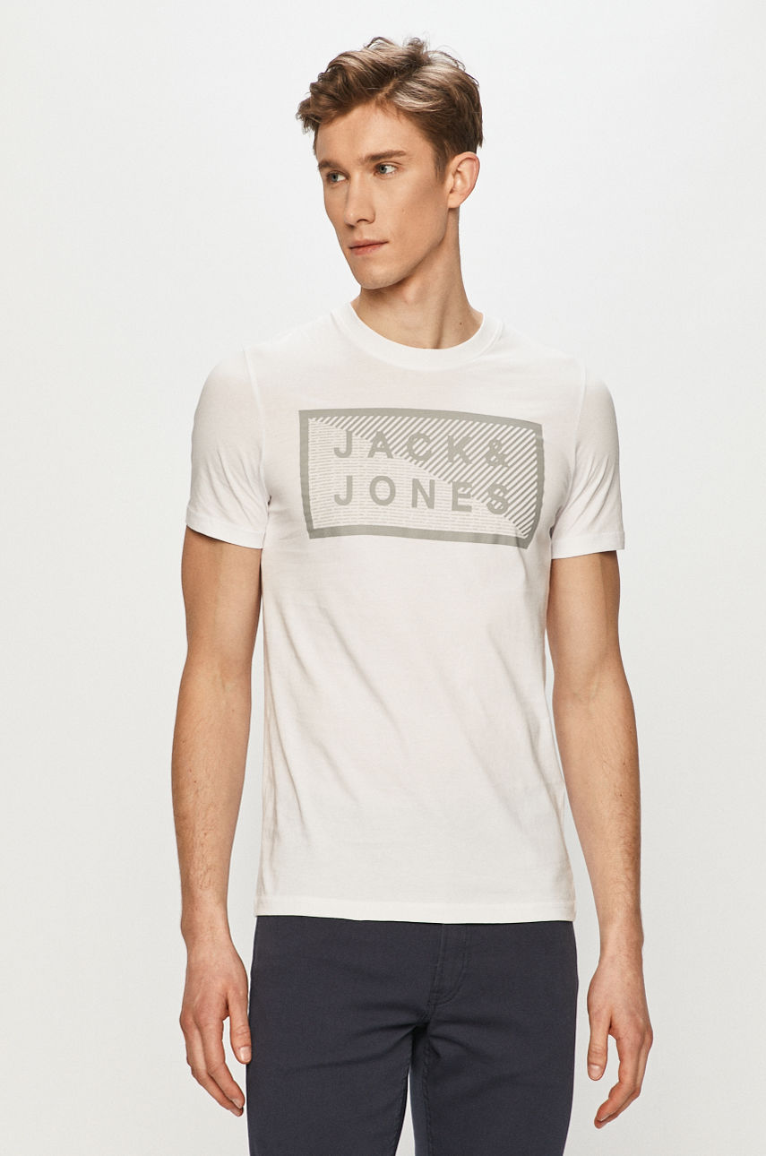 Jack & Jones - T-shirt biały 12185035