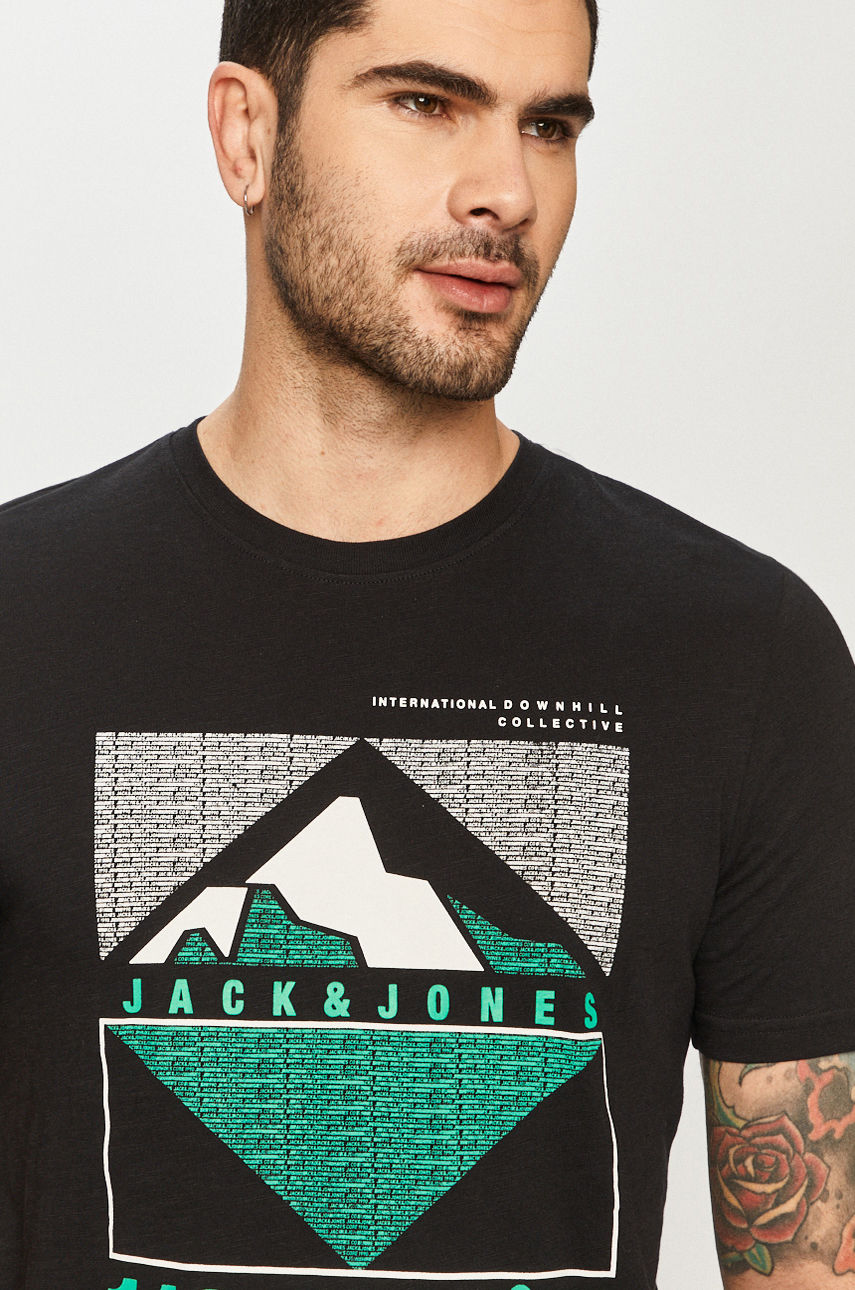 Jack & Jones - T-shirt czarny 12181841