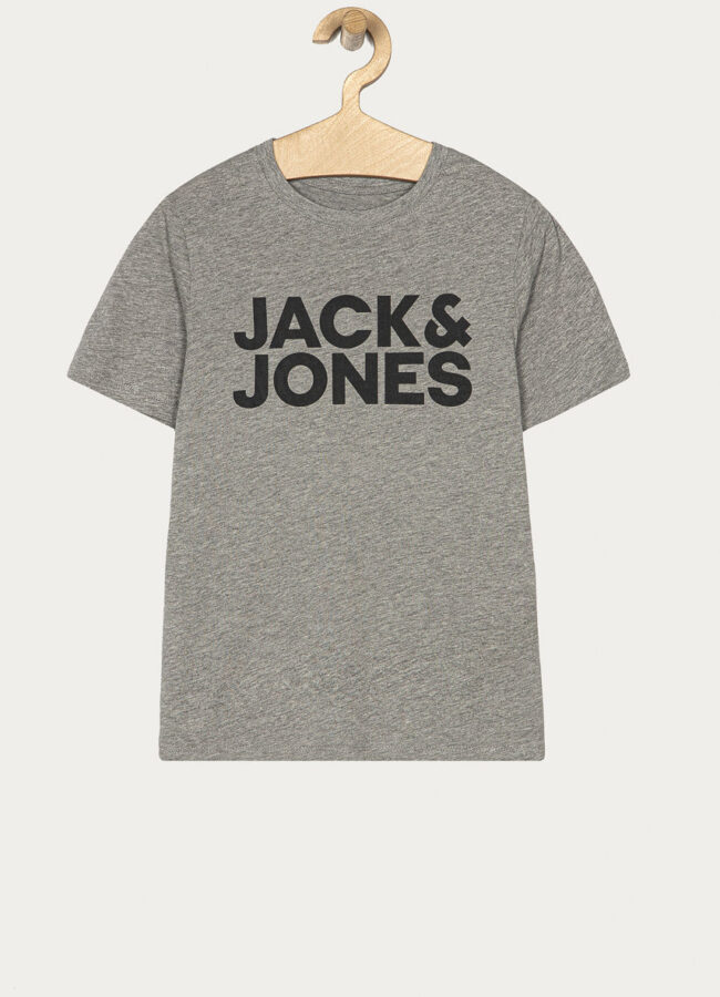 Jack & Jones - T-shirt dziecięcy 128-176 cm jasny szary 12152730