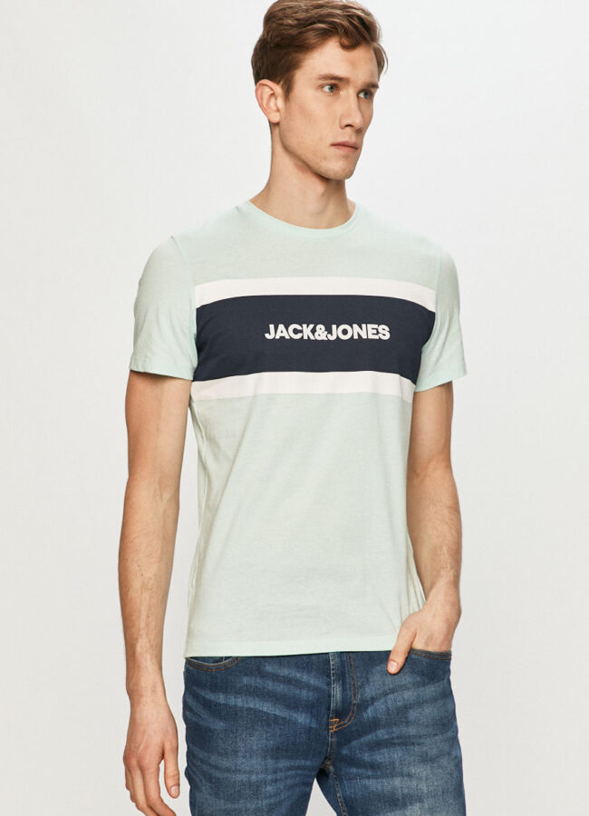 Jack & Jones - T-shirt jasny turkusowy 12183443