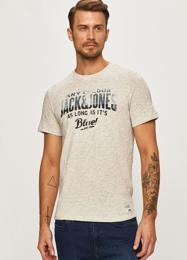 Jack & Jones - T-shirt szary 12177886