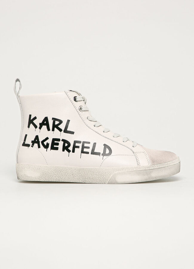 Karl Lagerfeld - Buty skórzane biały KL60140.311
