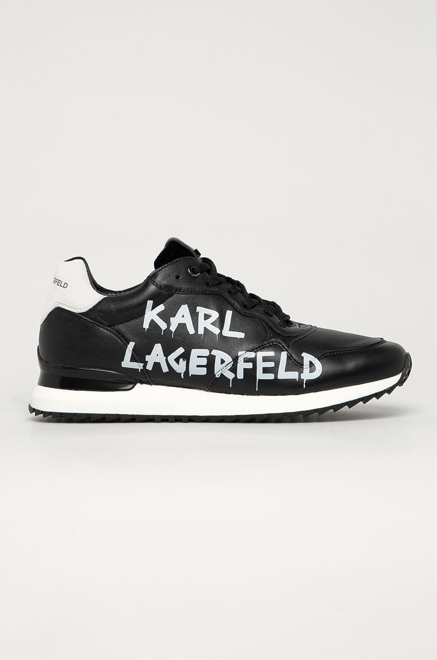Karl Lagerfeld - Buty skórzane czarny KL52915.001