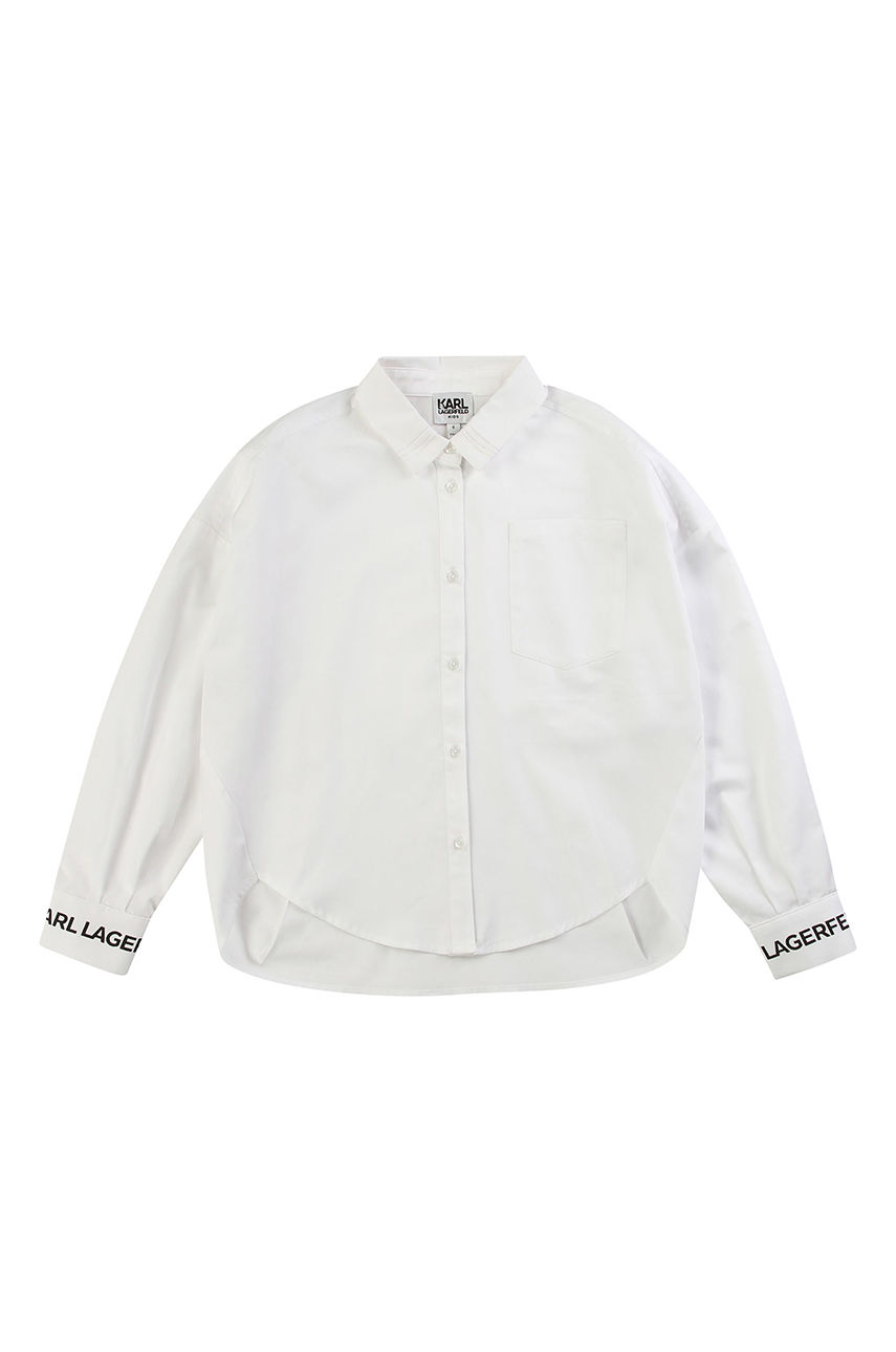 Karl Lagerfeld - Koszula dziecięca 114-150 cm biały Z15244