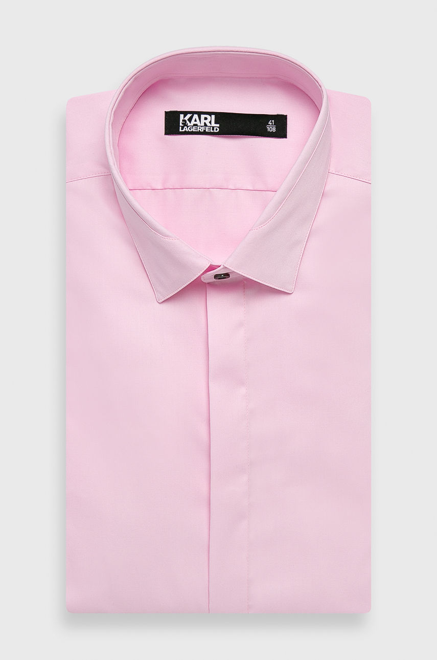 Karl Lagerfeld - Koszula różowy 501699.605111