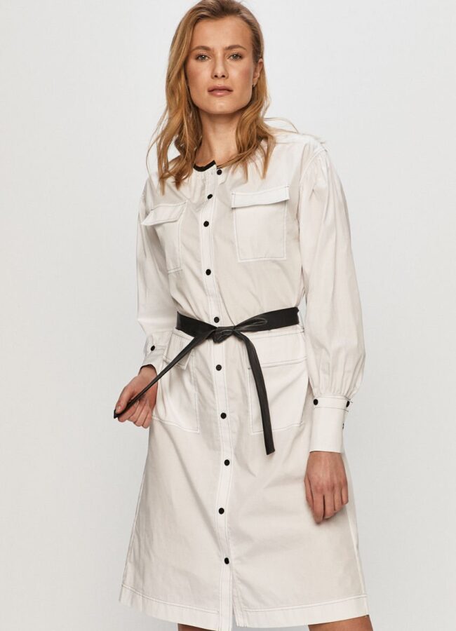 Karl Lagerfeld - Sukienka biały 205W1300