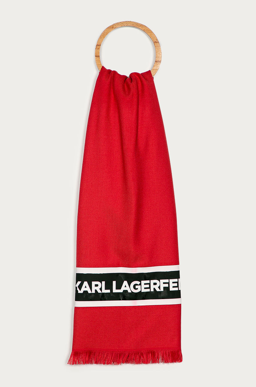 Karl Lagerfeld - Szal czerwony 501136.805001