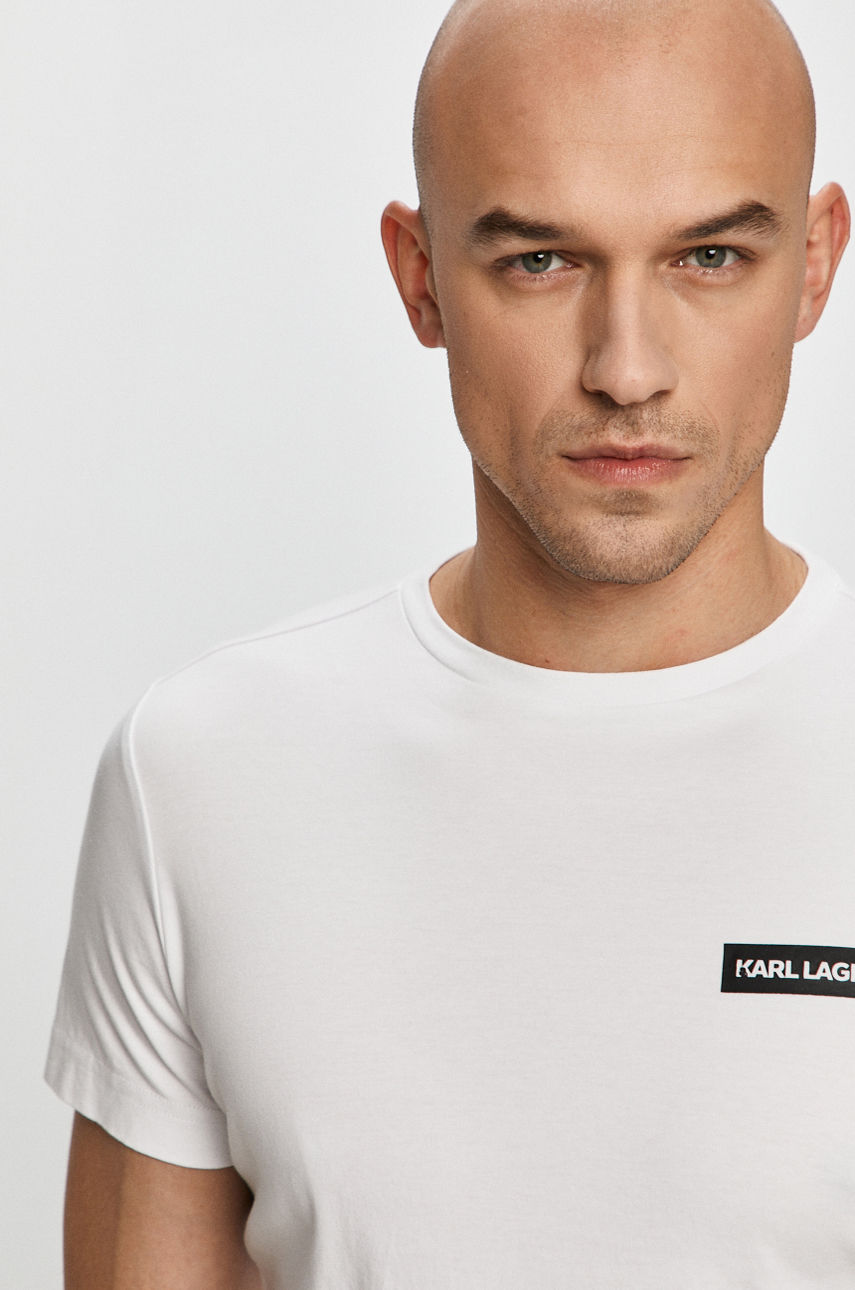 Karl Lagerfeld - T-shirt biały 502218.755015