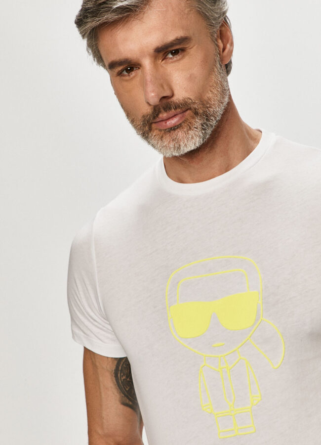 Karl Lagerfeld - T-shirt biały 511224.755091