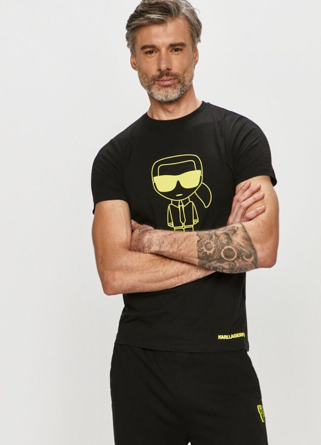Karl Lagerfeld - T-shirt czarny 511224.755091