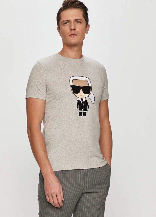 Karl Lagerfeld - T-shirt szary 501250.755060