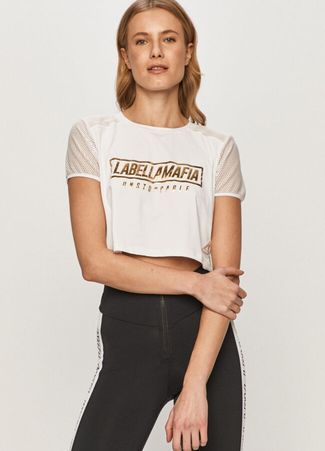 LaBellaMafia - T-shirt biały 20751