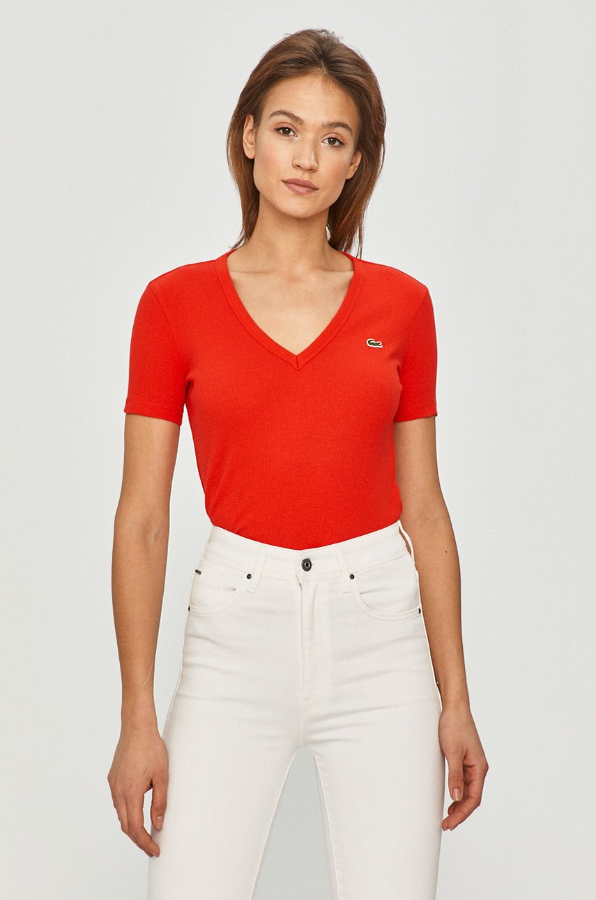 Lacoste - T-shirt czerwony TF5457