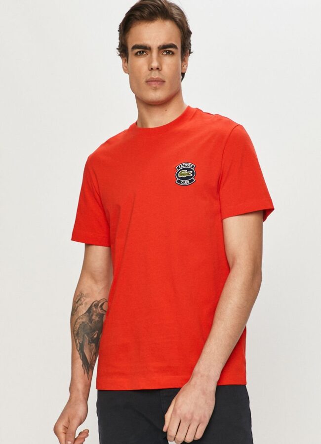 Lacoste - T-shirt czerwony TH5033