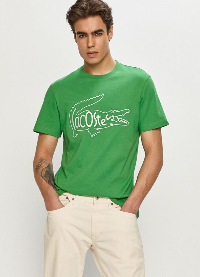 Lacoste - T-shirt zielony TH0051