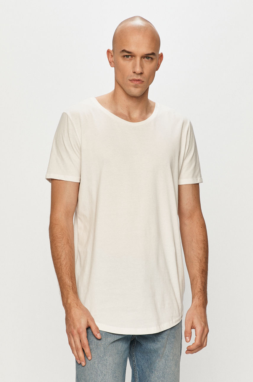 Lee - T-shirt biały L62JEPHA