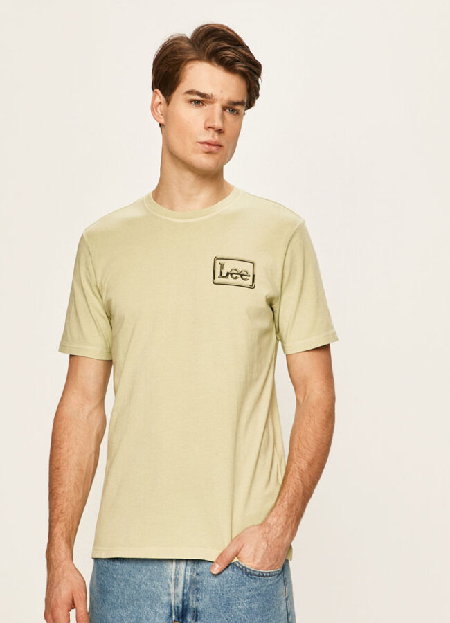 Lee - T-shirt blady zielony L60KETNK