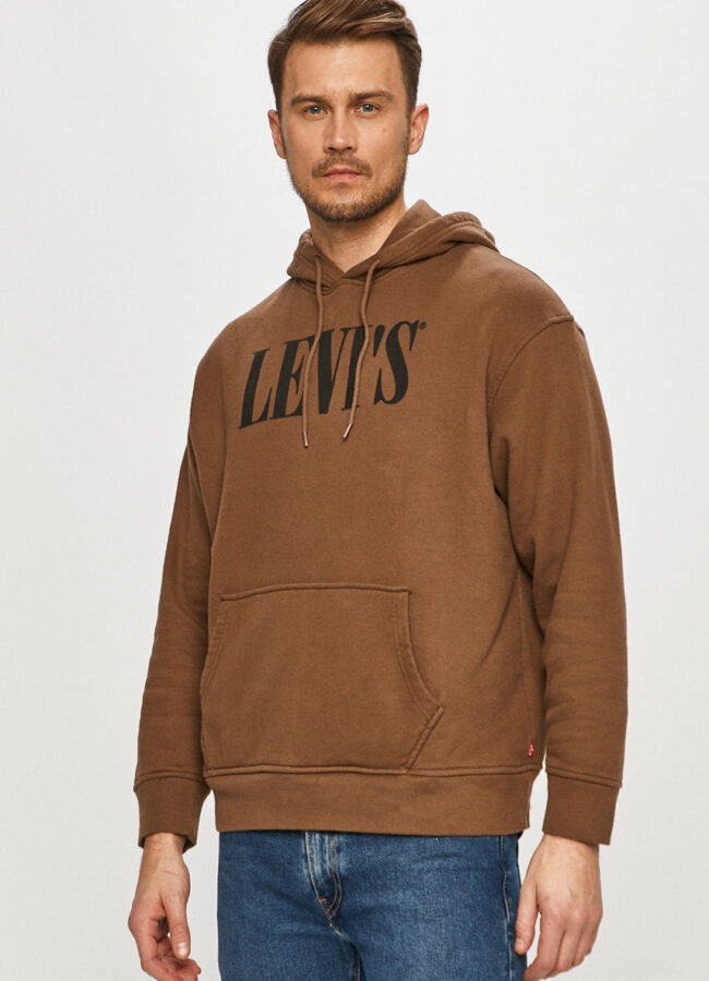 Levi's - Bluza bawełniana brązowy 38479.0012