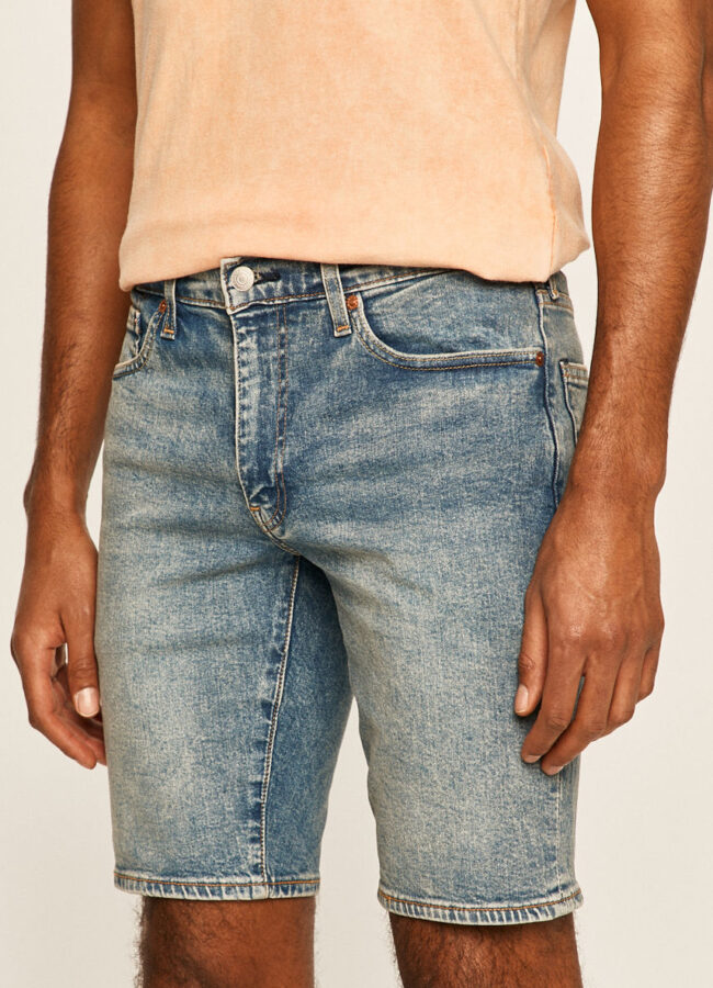 Levi's - Szorty jeansowe stalowy niebieski 36515.0111