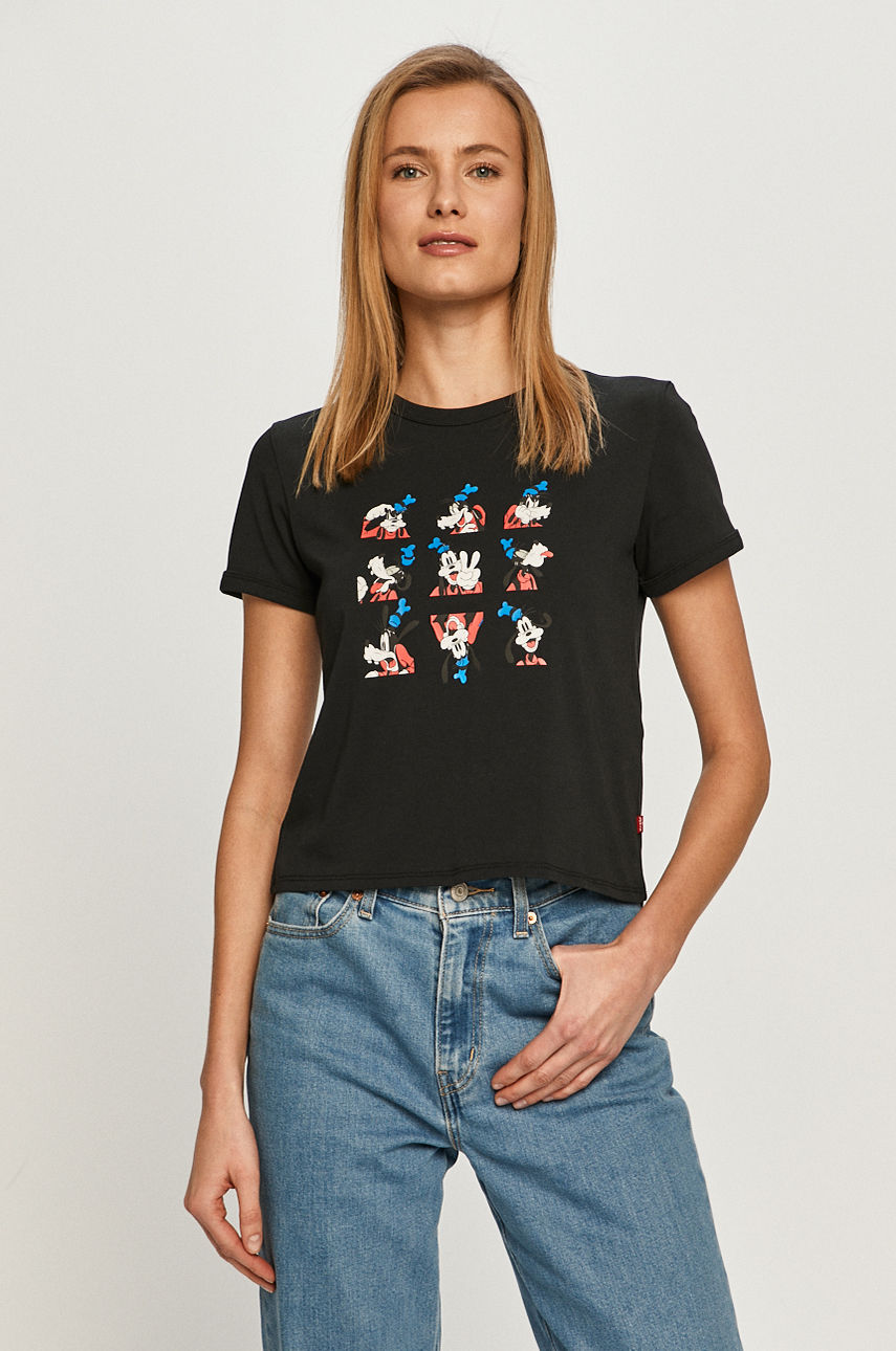 Levi's - T-shirt x Disney czarny A0618.0002