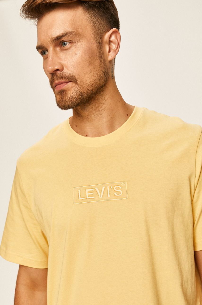 Levi's - T-shirt żółty 16143.0059