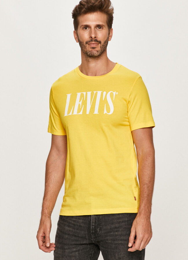 Levi's - T-shirt żółty 54914.0541